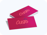 Suede Business Cards