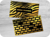 Raised Foil Business Cards